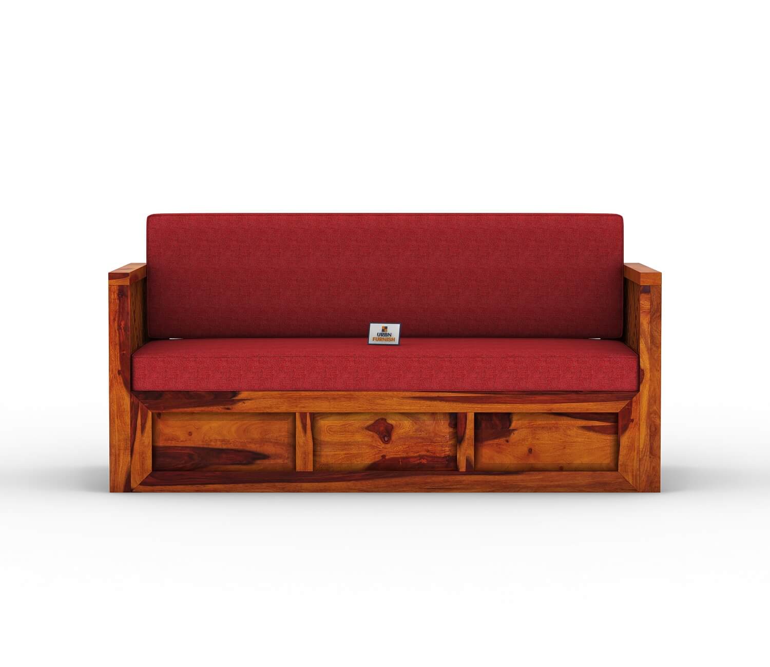 Petrichor Wooden Sofa Cum Bed - Urbnfurnish