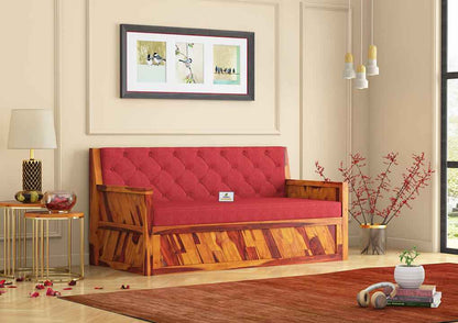 Kavan Wooden Sofa Cum Bed - Urbnfurnish