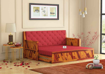 Kavan Wooden Sofa Cum Bed - Urbnfurnish
