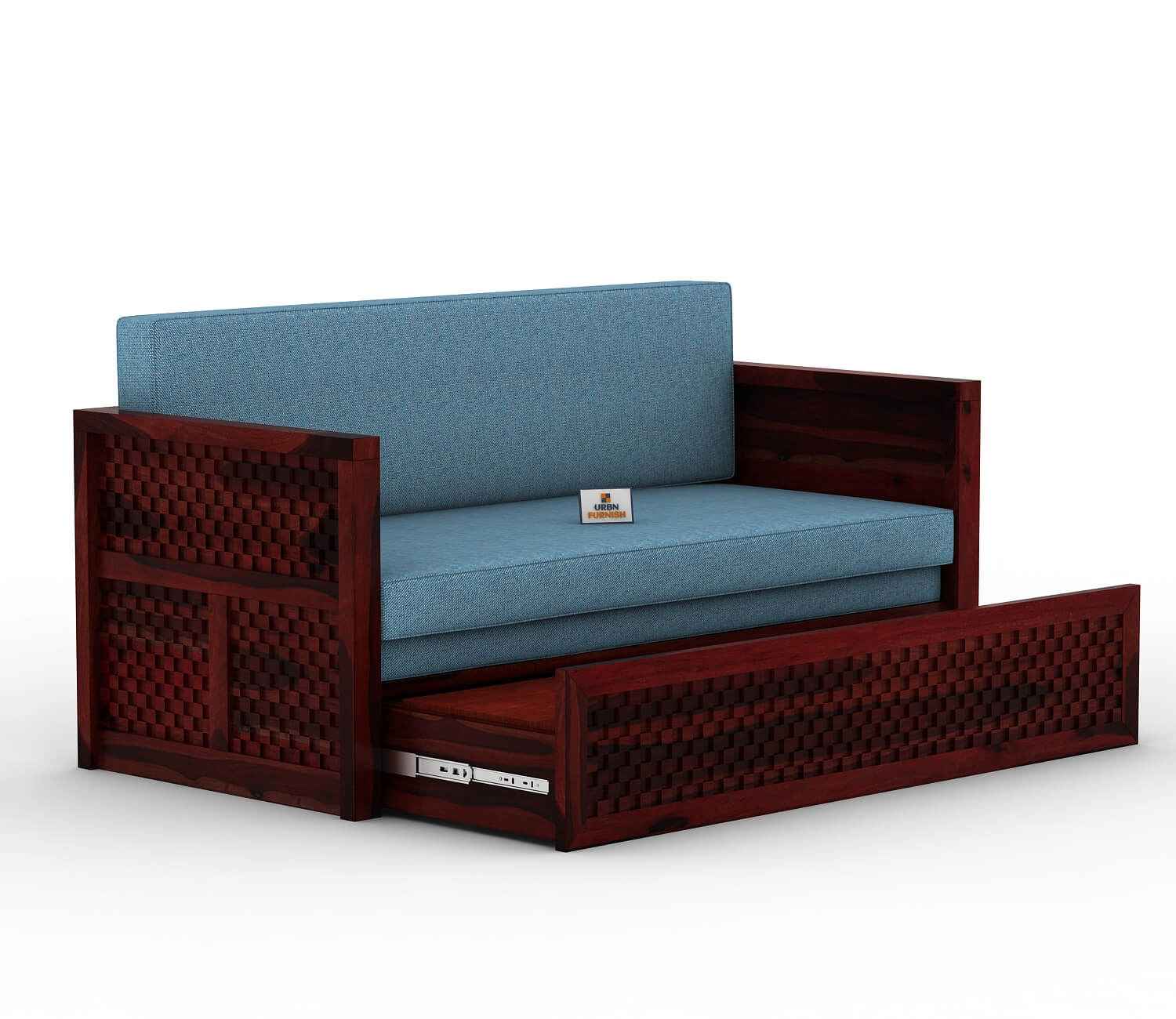 Utepils Wooden Sofa Cum Bed - Urbnfurnish