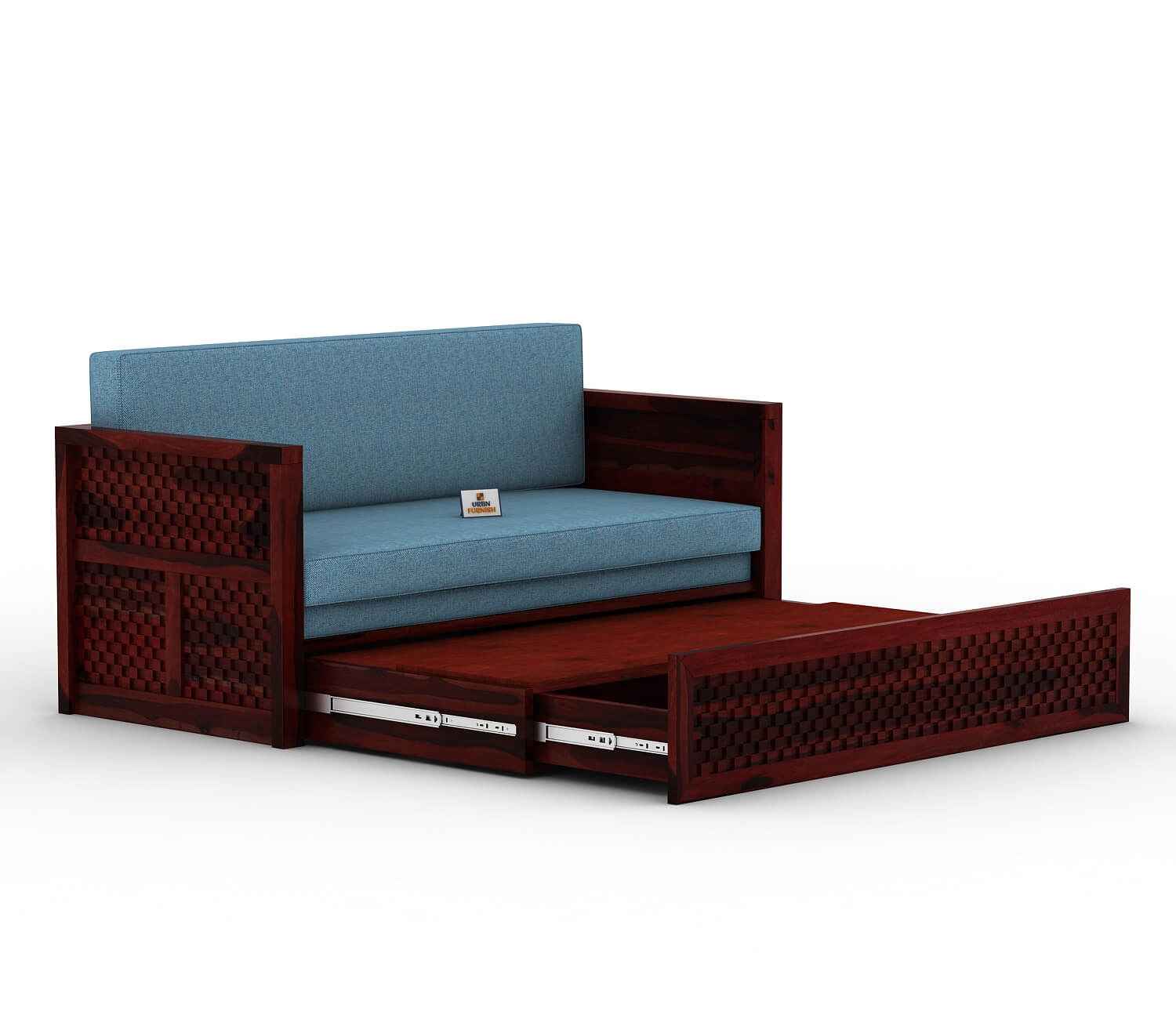 Utepils Wooden Sofa Cum Bed - Urbnfurnish