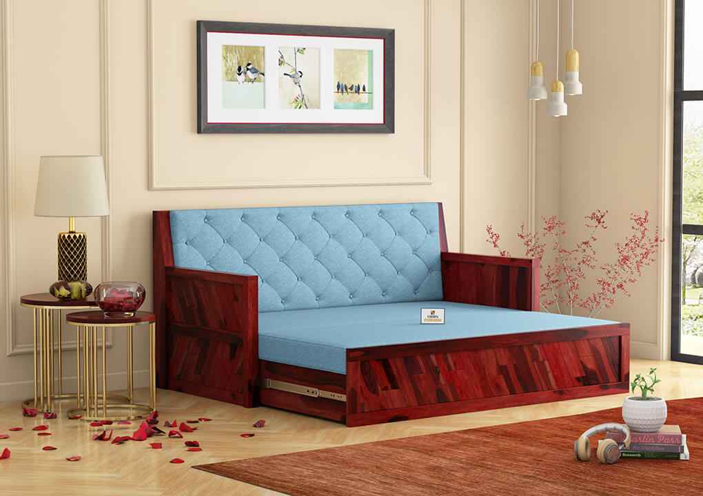 Kavan Wooden Sofa Cum Bed - Urbnfurnish