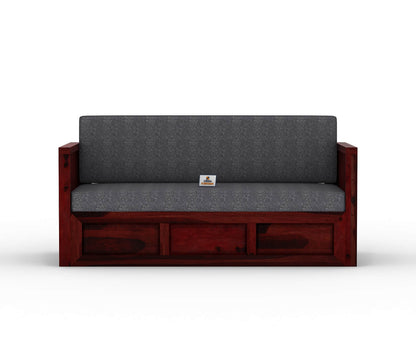 Petrichor Wooden Sofa Cum Bed - Urbnfurnish
