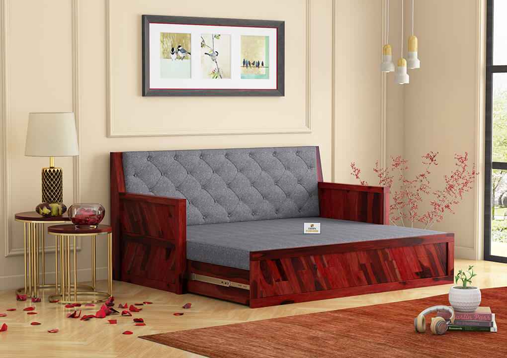 Kavan Wooden Sofa Cum Bed - Urbnfurnish