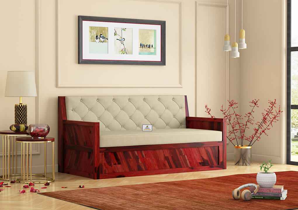 Kavan Wooden Sofa Cum Bed - Urbnfurnish