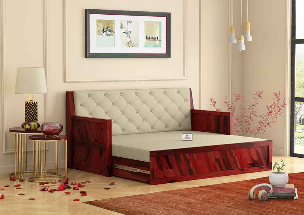 Kavan Wooden Sofa Cum Bed - Urbnfurnish