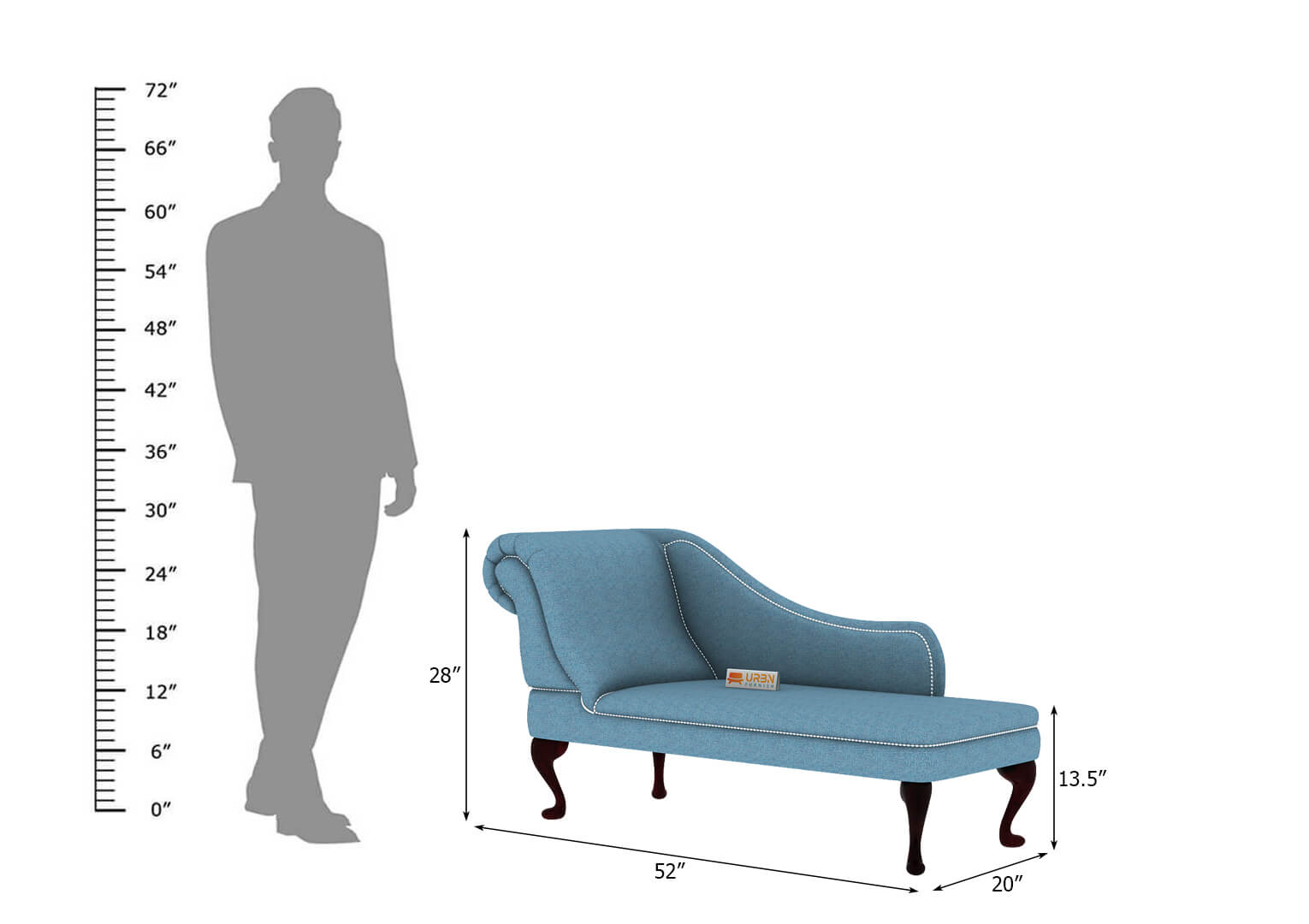 Urban Left Arm Chaise Lounge - Urbnfurnish