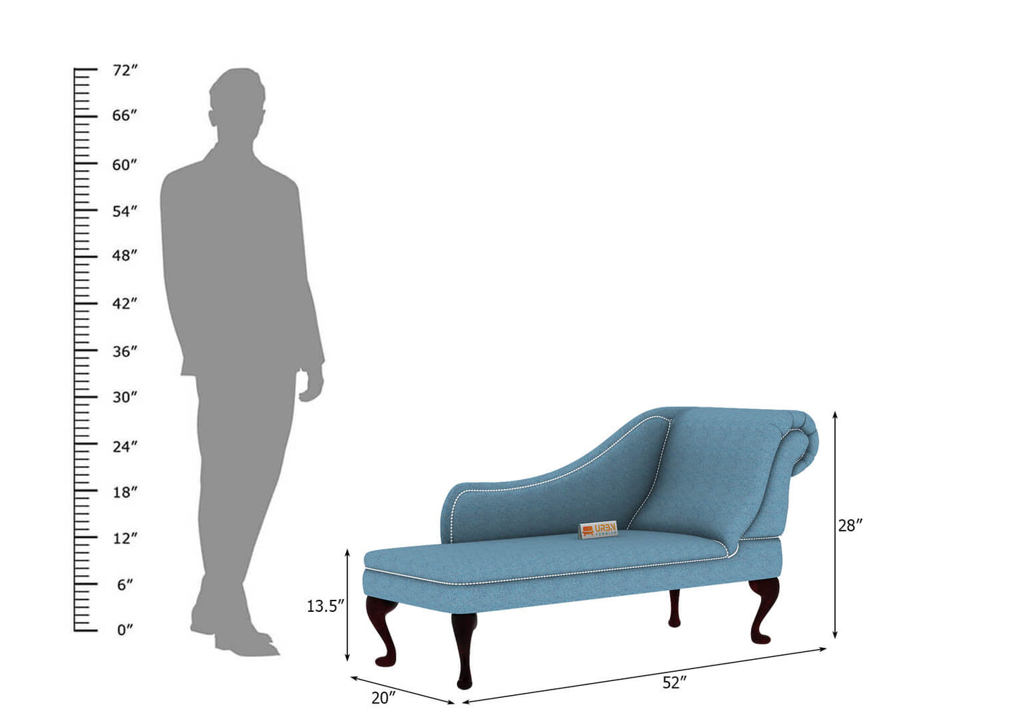 Urban Right Arm Chaise Lounge - Urbnfurnish