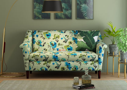 Valentino Love Seat (Printed Fabric) - Urbnfurnish