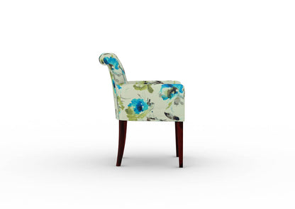 Vello Arm Chair (Printed Fabric) - Urbnfurnish
