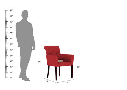 Vello-Arm-Chair-Walnut-Red_5