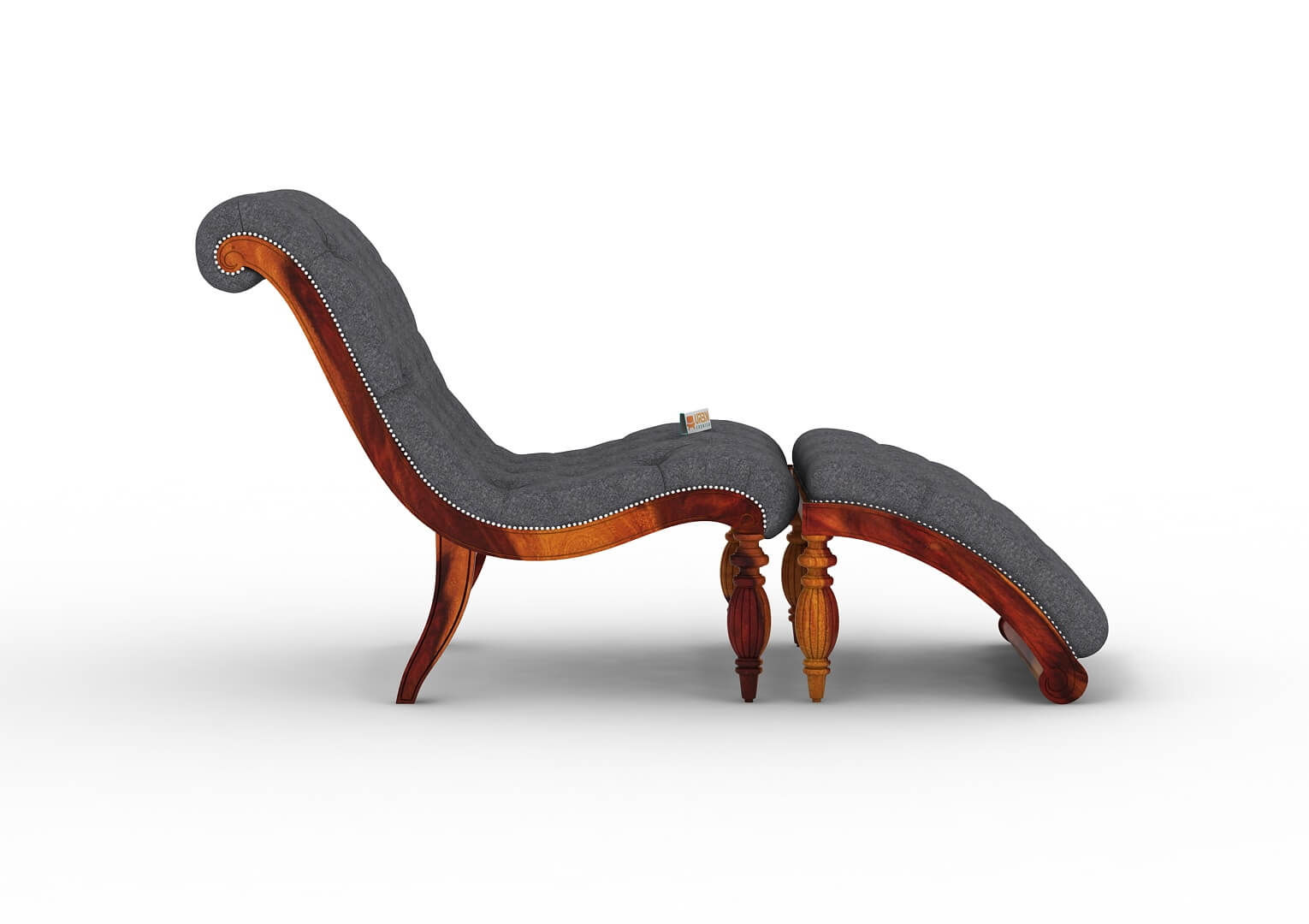 Victorian Style Chaise Lounge - Urbnfurnish