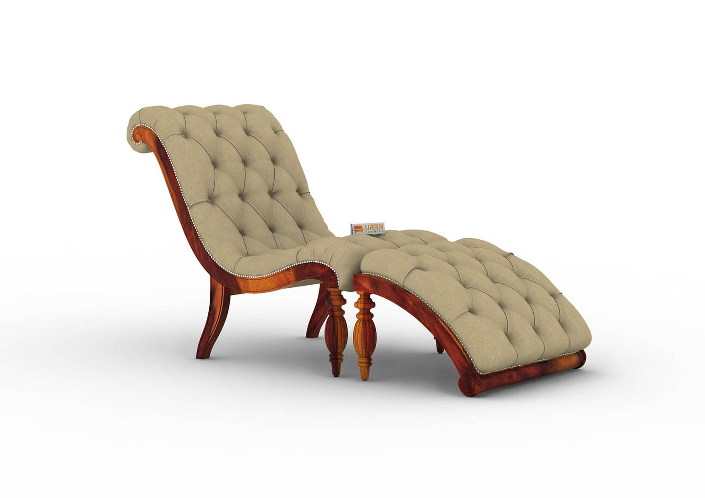Victorian Style Chaise Lounge - Urbnfurnish