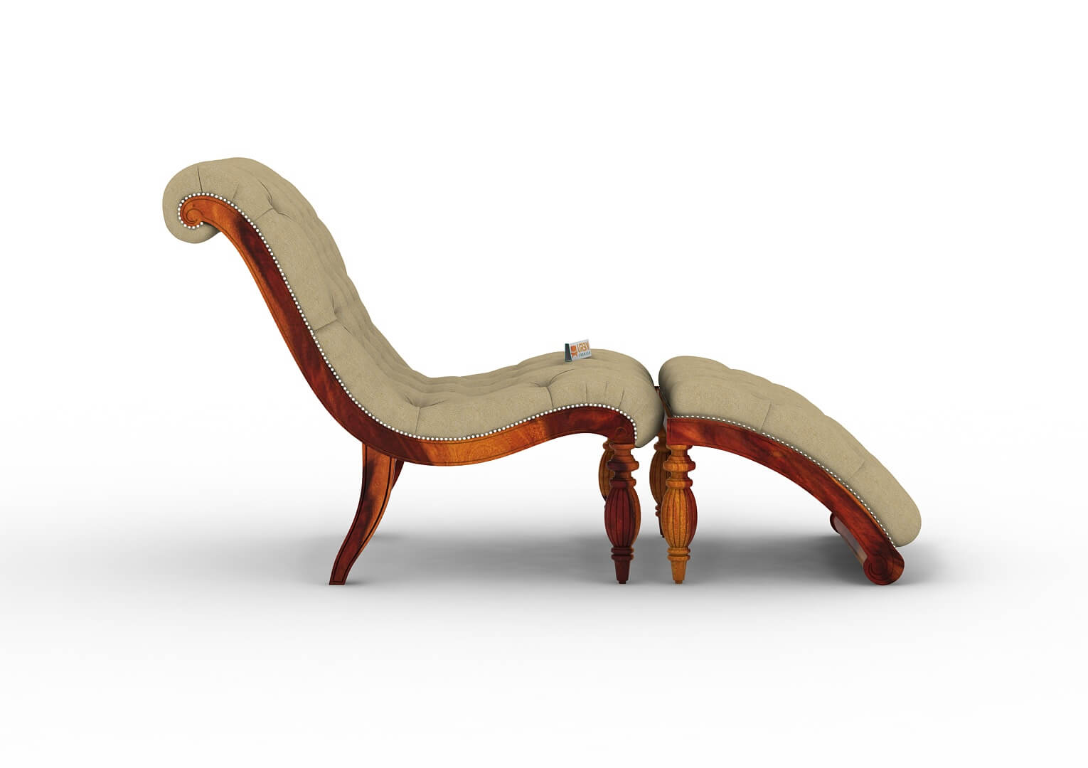 Victorian Style Chaise Lounge - Urbnfurnish