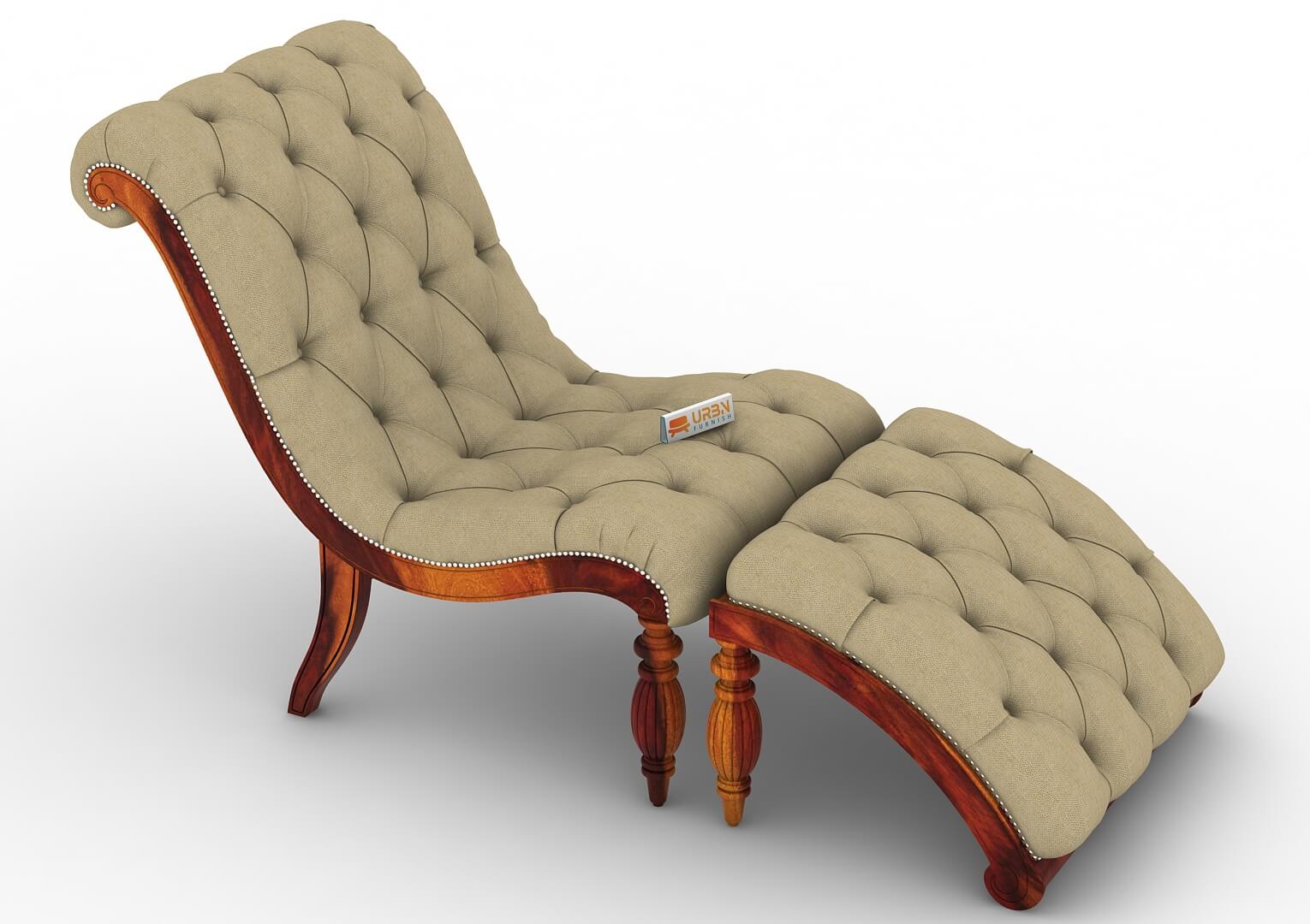 Victorian Style Chaise Lounge - Urbnfurnish
