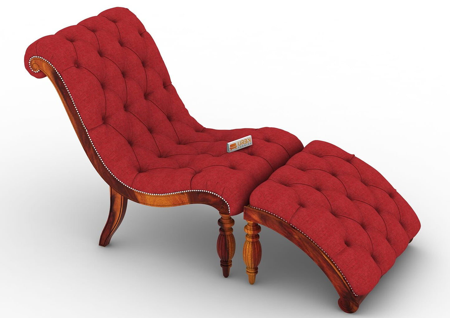 Victorian Style Chaise Lounge - Urbnfurnish