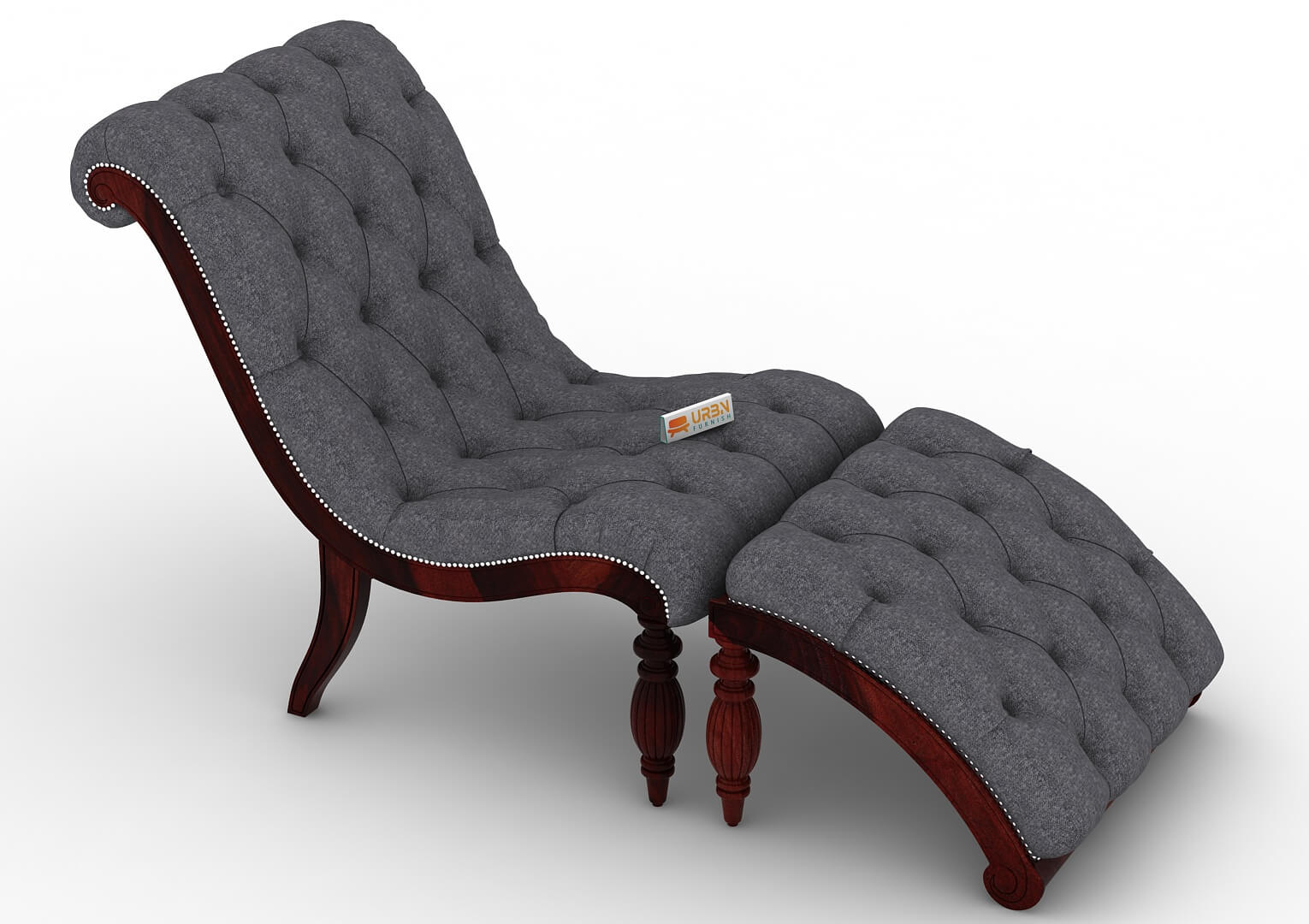 Victorian Style Chaise Lounge - Urbnfurnish