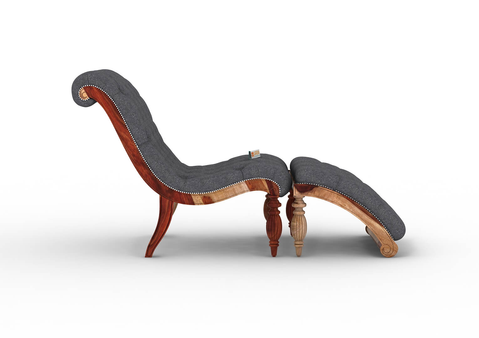 Victorian Style Chaise Lounge - Urbnfurnish