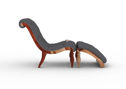 Victorian Style Chaise Lounge - Urbnfurnish