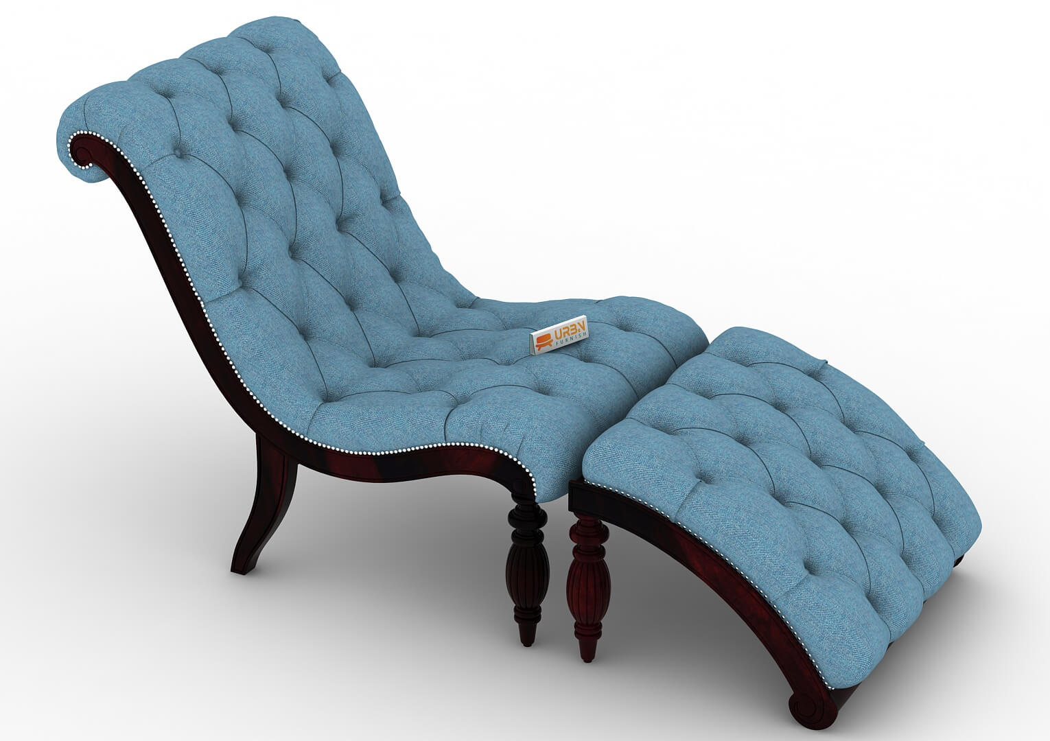 Victorian-Style-Chaise-Lounge-Walnut-Blue_5