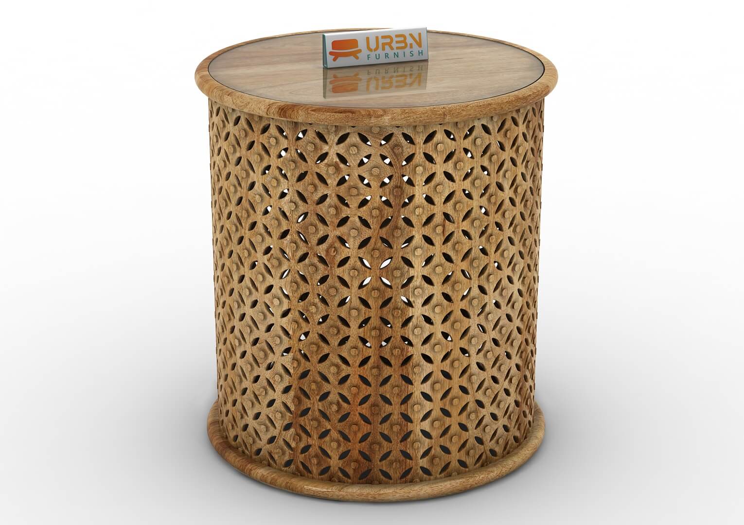 Whittle-Round-End-Side-Table-With-Glass-Top-Mango_5