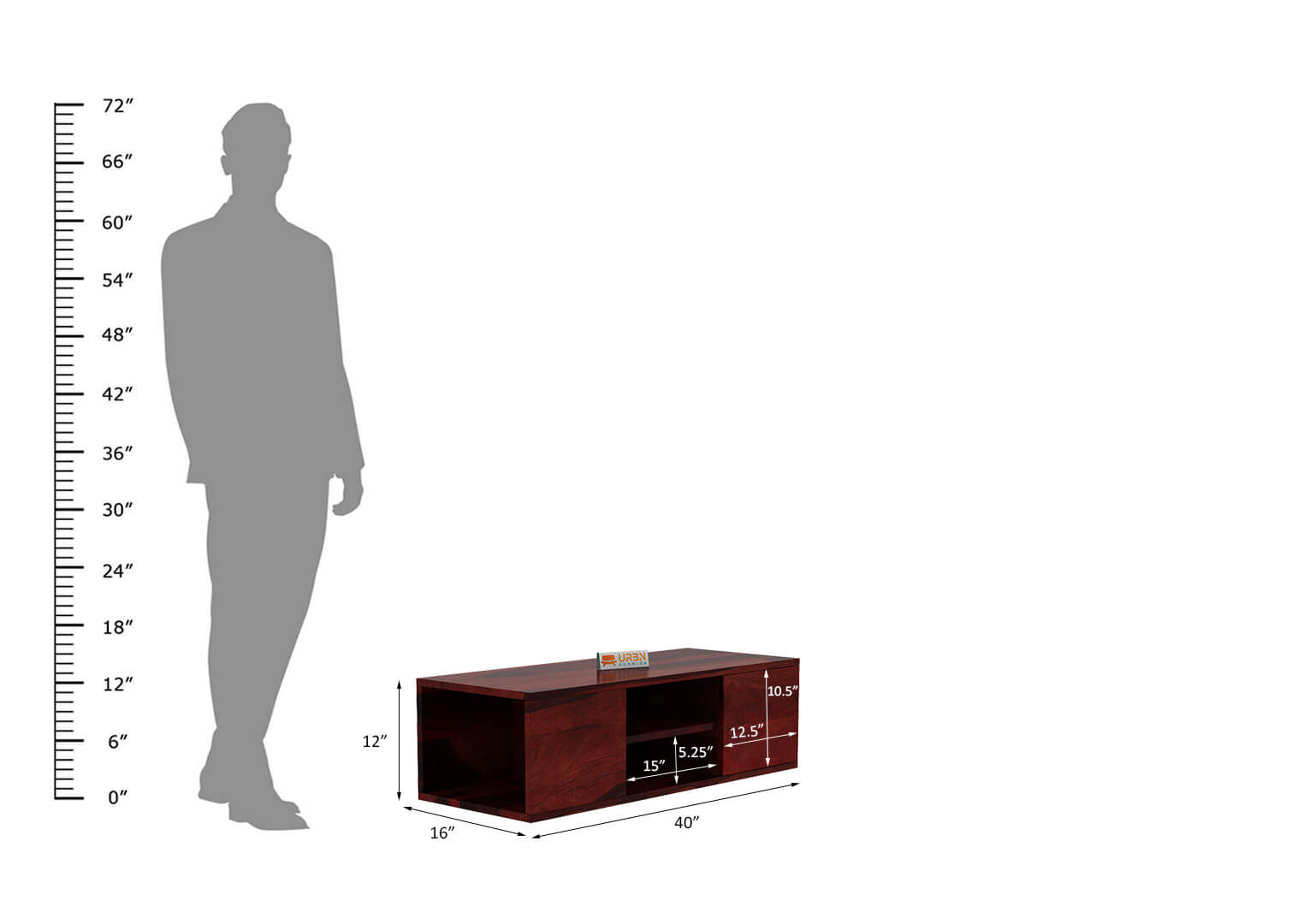 Yourkhad 1 Sutter Wall Mount Tv Unit - Urbnfurnish