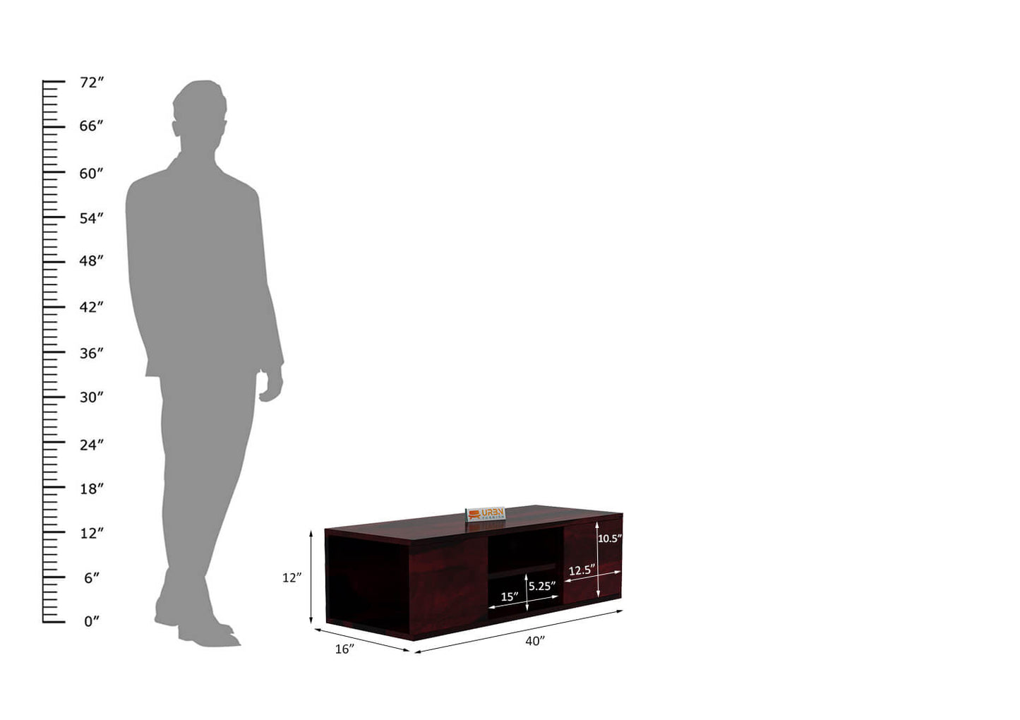 Yourkhad 1 Sutter Wall Mount Tv Unit - Urbnfurnish