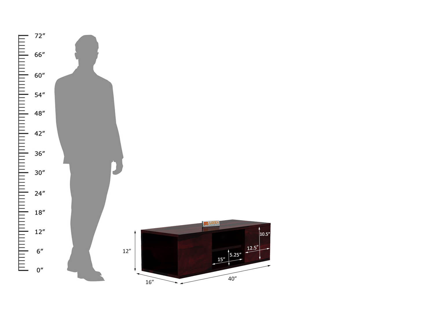 Yourkhad 1 Sutter Wall Mount Tv Unit - Urbnfurnish