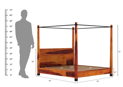 Zene-Poster-Bed-Honey_7_-Queen-Size