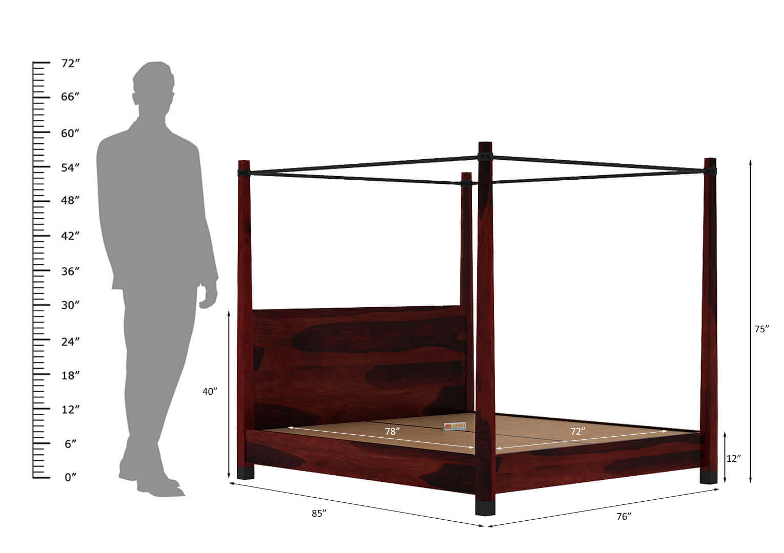 Zene-Poster-Bed-Mahogany_7_-King-Size