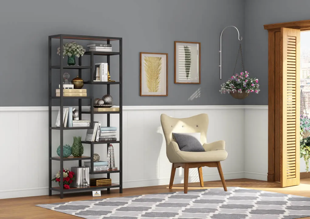 Hyggee-Bookrack-Black-Metal-Honey(1) - Copy - Copy.webp