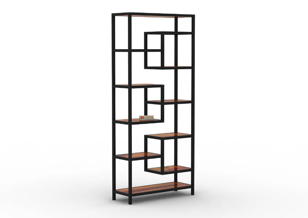 Hyggee-Bookrack-Black-Metal-Honey(3) - Copy - Copy.webp