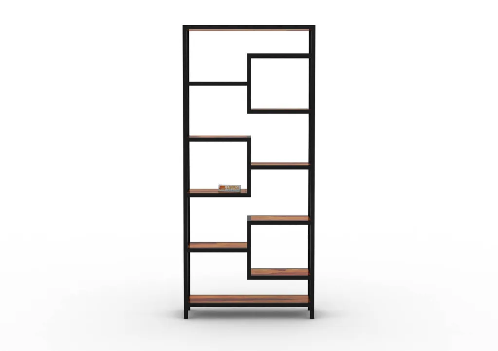 Hyggee-Bookrack-Black-Metal-Honey(2) - Copy - Copy.webp