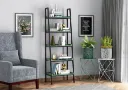 Lenni-5-Tier-Folding-Ladder-Bookshelf-Black-Green-Distress(1).webp