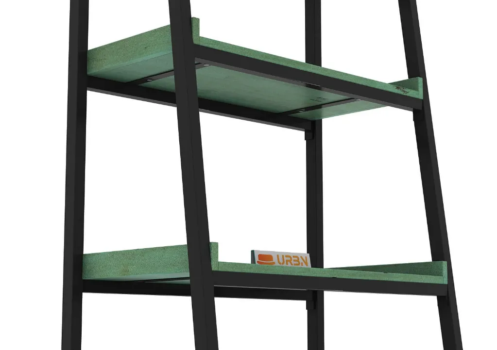 Lenni-5-Tier-Folding-Ladder-Bookshelf-Black-Green-Distress(7).webp