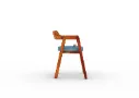 Stylenush-Arm-Chair-With-Cushion-Seat-Honey-Blue(4).webp