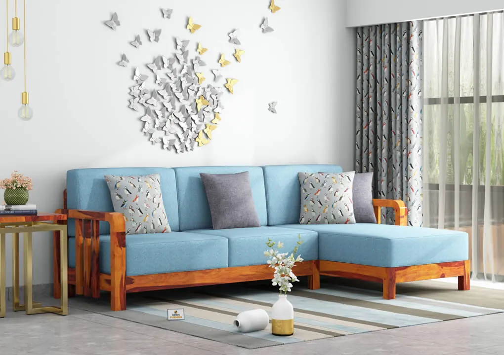 Icaro-L-Shape-Right-Aligned-Wooden-Sofa-Honey-Blue(1).webp
