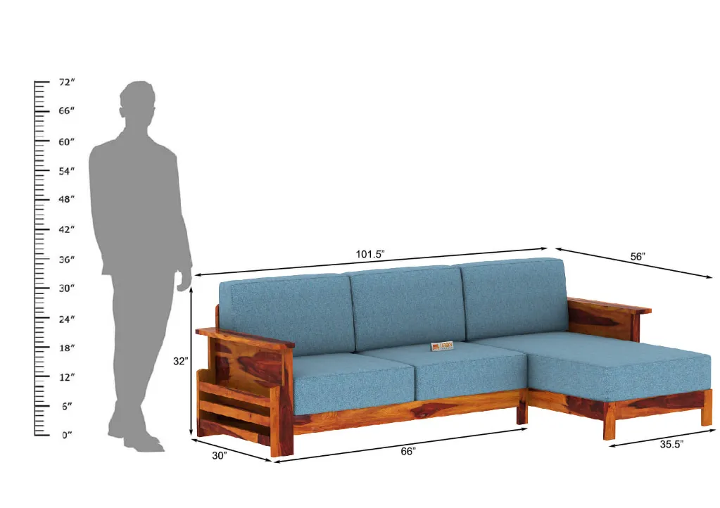 Colosseo-L-Shape-Right-Aligned-Wooden-Sofa-Honey-Blue(6).webp