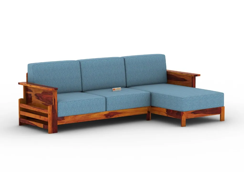 Colosseo-L-Shape-Right-Aligned-Wooden-Sofa-Honey-Blue(3).webp