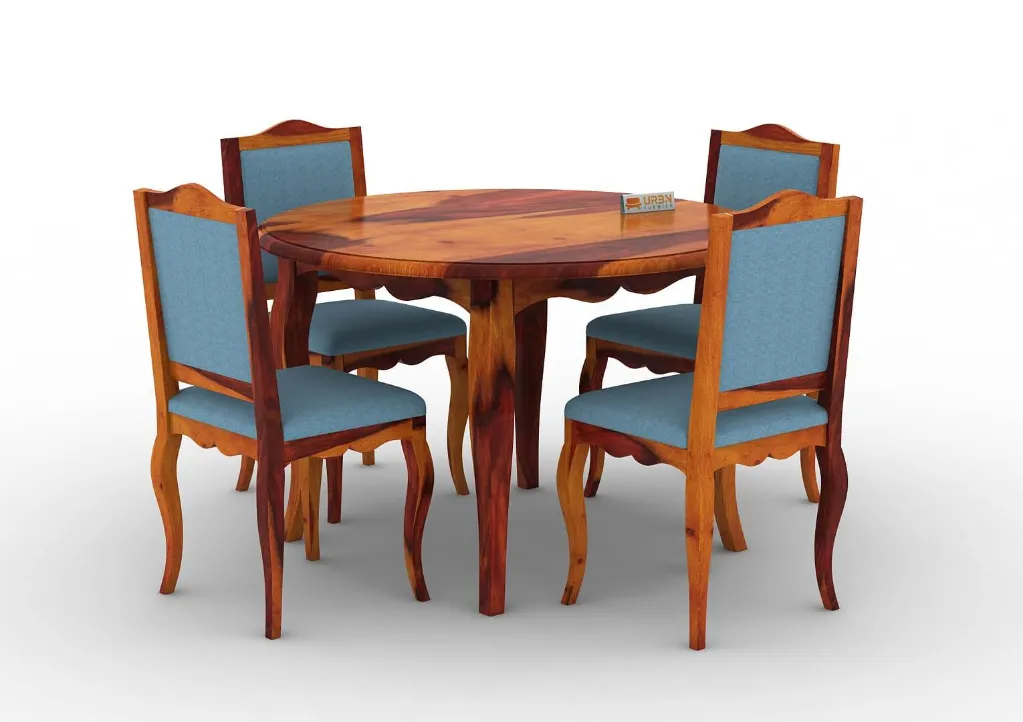 Mehavi-4-Seater-Round-Dining-Set-Honey-Blue(3).webp