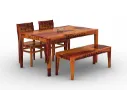 Muse-4-Seater-Dining-Set-With-Bench-Honey(3) - Copy.webp