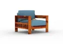 Carlotta-With-Side-Magazine-1-Seater-Wooden-Sofa-Honey-Blue(3).webp