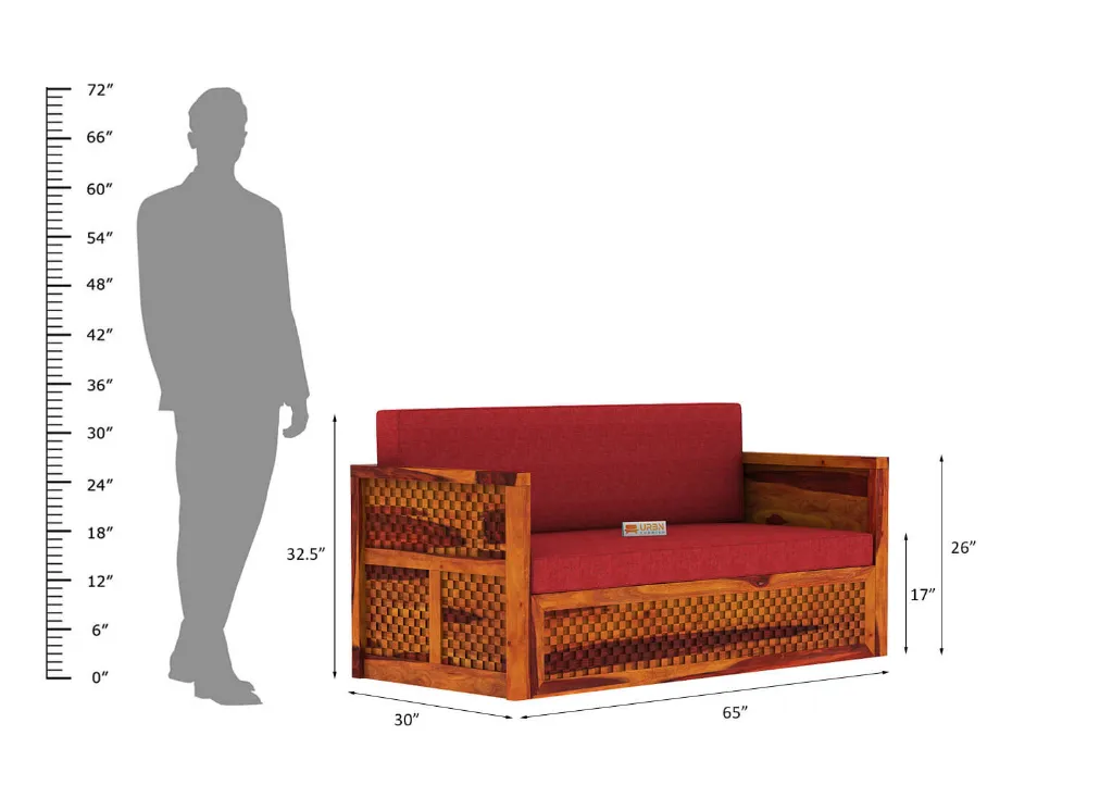 Petrichor-Wooden-Sofa-Cum-Bed-Honey-Red(11) - Copy.webp