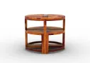 Floraison 4 Seater Cushioned Round Dining Set