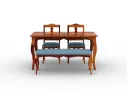Mehavi 4 Seater Compact Cushioned Dining Set