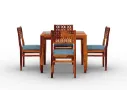 Muse 4 Seater Compact Cushioned Dining Set