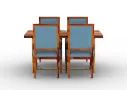 Amber 4 Seater Dining Set