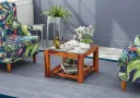 Ineffable Square Glass Top Coffee Table