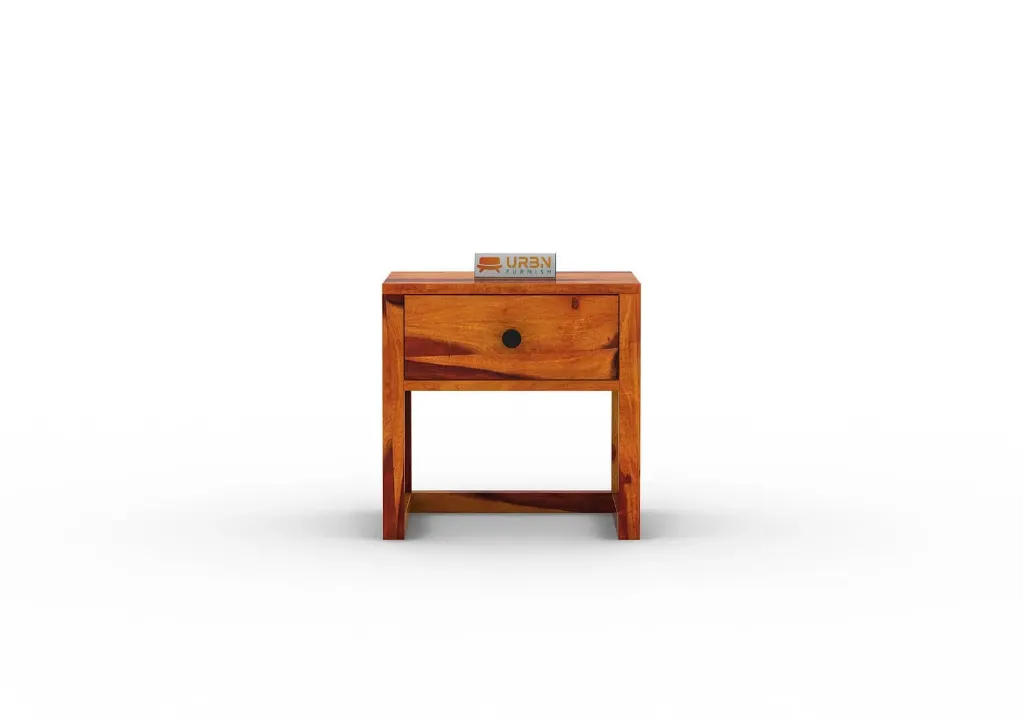 Dedalo Sofa Side Table (Honey)