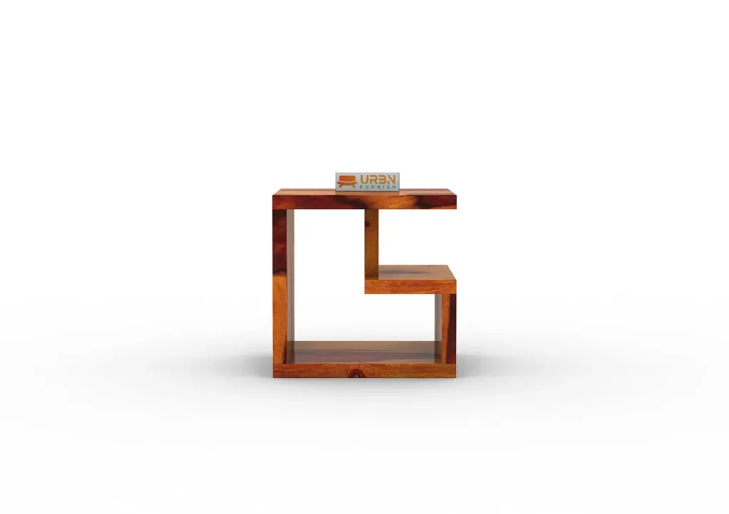 Etereo Sofa Side Table (Honey)